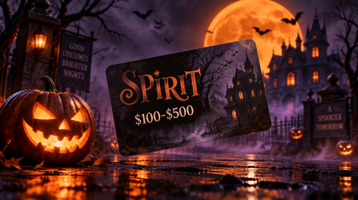 Halloween gift card
